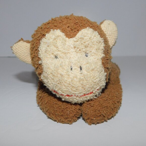 VTG Russ Home Buddies Brown Terrycloth Floppy Monkey Coco 11" Bean Bag Stuffed - Picture 2 of 7